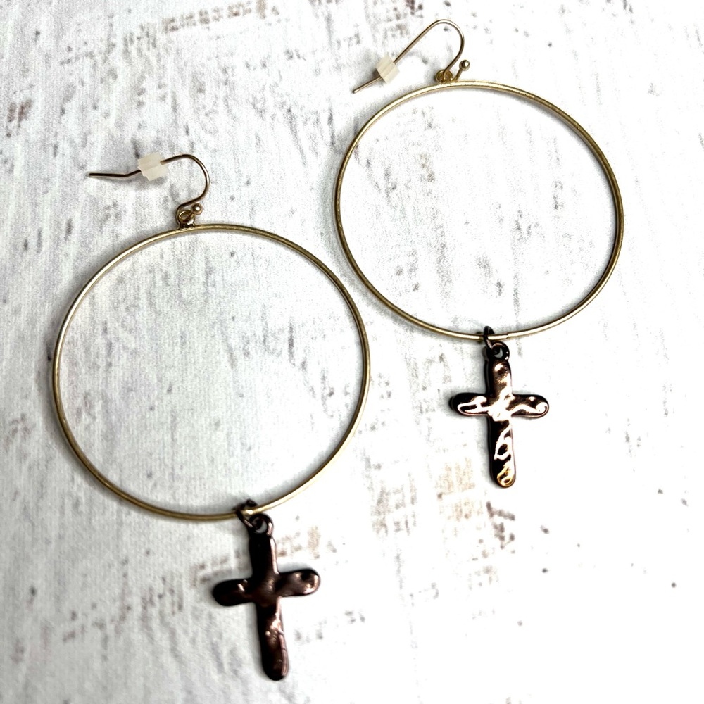 Caligirl Cross Earrings